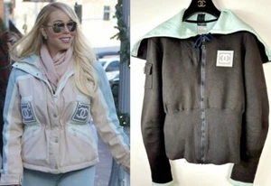 Chanel 2003 Sport Logo Jacket Sweatshirt Hoodie Sweater 34 36 38 2 4 6 8 Top S M - Picture 1 of 24