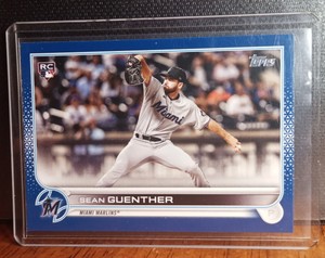 2022 Topps Series 2 Retail Royal Blue Sean Guenther #471 Rookie RC F80