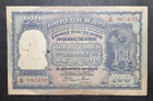 One Hundred Rupees B Rama Rau RESERVE BANK OF INDIA, Republic 1953 wrong Hindi