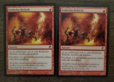 MTG 2x Kuldotha Rebirth Scars of Mirrodin - Image 1 of 2