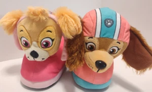 Nickelodeon PAW PATROL Toddler Girls Size 7/8 Liberty & Skye Plush 3D Slippers - Picture 1 of 6