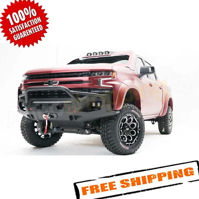 Fab Fours CS19-X4052-1 Matrix Front Bumper for 19-21 Chevrolet Silverado 1500 - Image 1 of 2