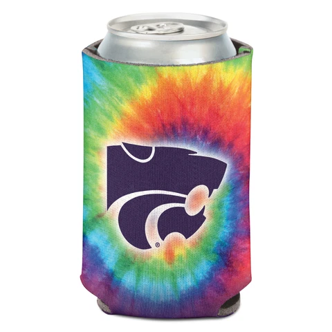 WinCraft Kansas State Wildcats 12oz. Tie Dye Can Cooler Cover
