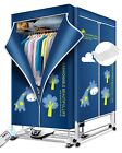 Electric Clothes Dryer, 16KG Capacity-1500W Heated Clothes Airer