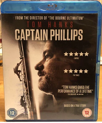 Captain Phillips (Blu-ray, 2014) Tense Hijack Thriller Based On A True Story - Image 1 of 3