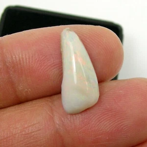 3.83 carats 19x8mm Natural Australian Solid White Light Opal Loose Gemstone - Picture 1 of 12
