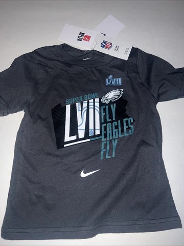NWT  TODDLERS Nike NFL Eagles Super Bowl 52 T-Shirt Sz 4T $24 Fly Eagles Fly Cover