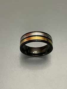 Stainless Steel Spinner Ring Black/Gold/Silver High Quality - No Scratch - Gift - Picture 1 of 10