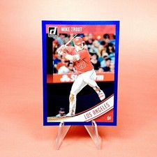 Mike Trout DONRUSS OPTIC HOLO BLUE CARD - INVESTMENT - MINT