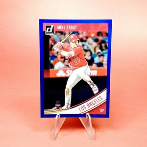 Mike Trout DONRUSS OPTIC HOLO BLUE CARD - INVESTMENT - MINT - Picture 1 of 12