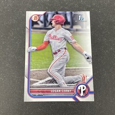 Logan Cerny 1st Bowman 2022 Paper Prospect #BP-120 Base Set Card Phillies