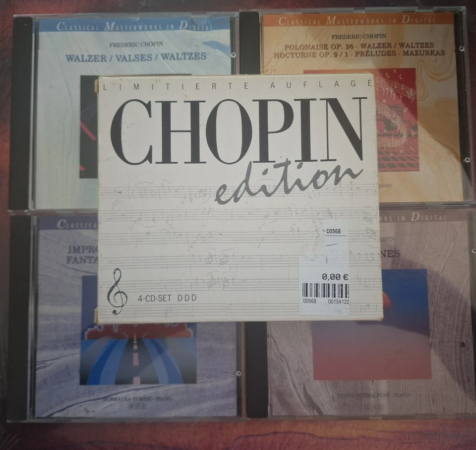 Chopin ‎– Chopin Edition 4CD Box Set  Classical Masterworks GER - Bild 1 von 1