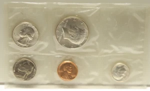 1964 US Unc Year Set in Cello (5) Coins - Picture 1 of 2
