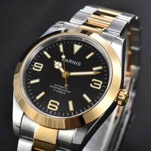 Sapphire Glass PARNIS 40mm Miyota Movement Men Automatic Watch Luminous Dial - Picture 1 of 5