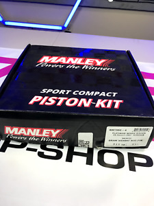 Manley 632705C-4 Platinum Dish Pistons 86.5mm For Subaru 15-21 WRX FA20