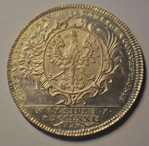 Konventionsthaler Frankfurt Restrike Gedenkausgabe 1991 925 er Silber ~ 24,2g - Bild 1 von 2