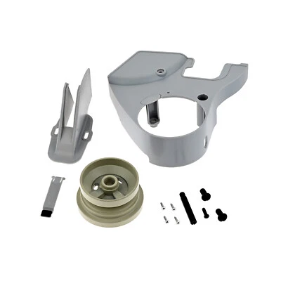 8700 Metal Plastic Hand Wheel&Belt Cover Gray for Household Sewing Machine Parts - Image 1 of 4