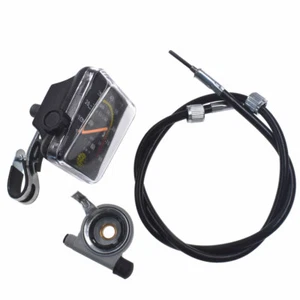 Resettable Speedometer Odometer Gauges Analog Classic Style For Bike Exercycle - Picture 1 of 10