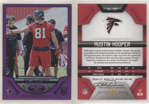 2016 Certified Rookies Mirror Purple /10 Austin Hooper #187 Rookie RC