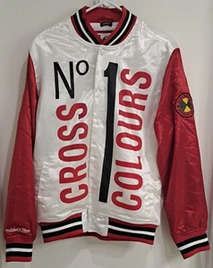 Bruno Mars 24K Tour Concert Cross Colours Ya-Dig Mitchell Ness Satin Jacket NWT! - Picture 1 of 9