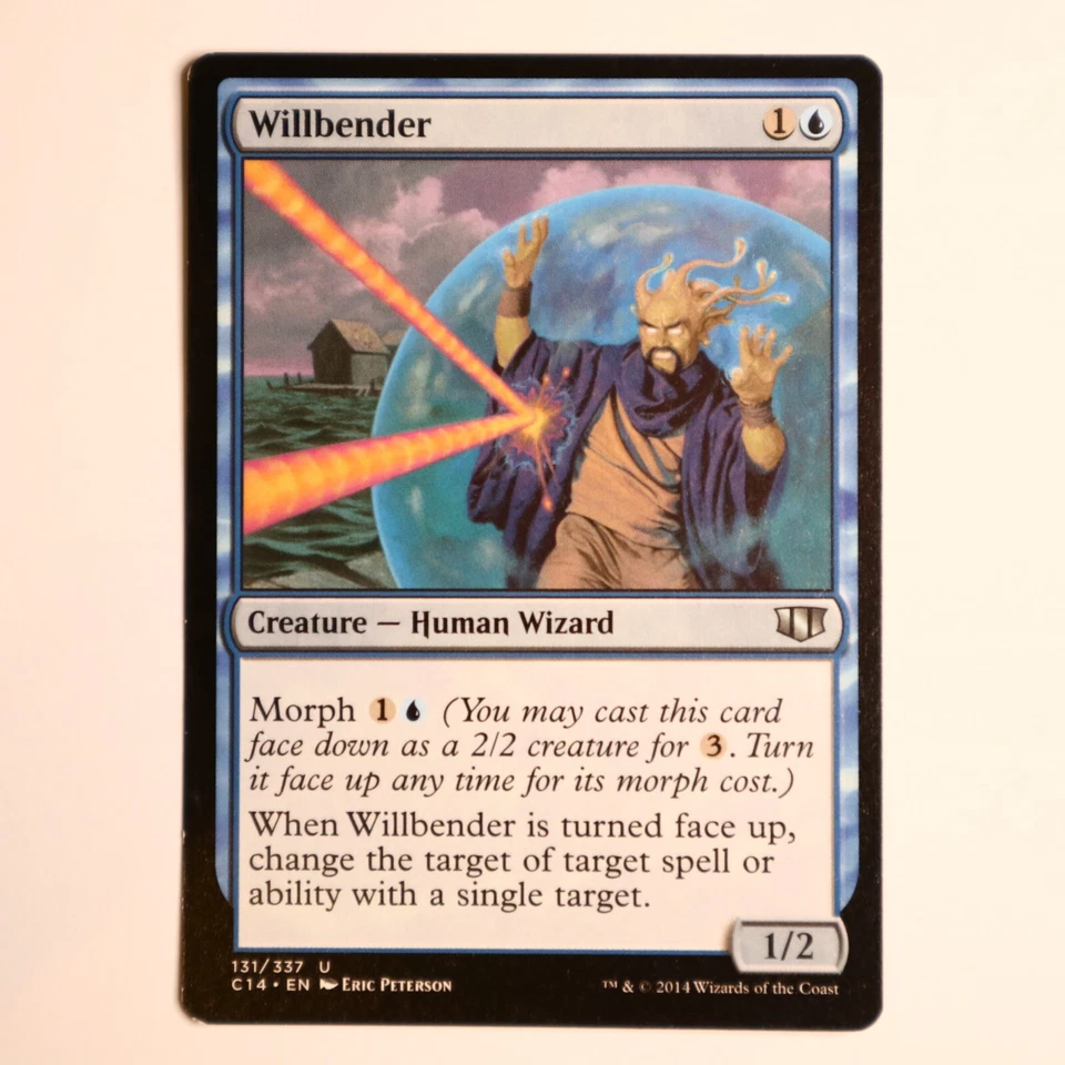 MTG Blue - Willbender - 131 - Commander 2014 C14 - Creature - Wizard - Image 1 of 1
