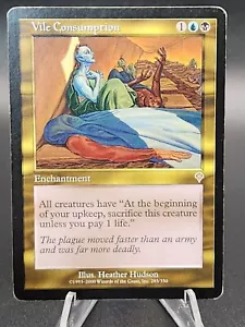 MTG Vile Consumption x1 MP Invasion Magic the Gathering - Foto 1 di 2