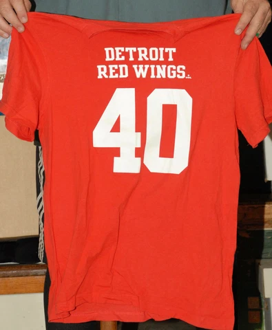 Henrik Zetterberg Detoit Red Wings t shirt jersey  old school design Med Minty Cover