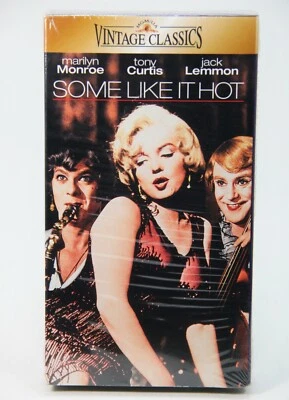 Some Like it Hot (1959, VHS Tape) NEW Sealed Foto 1 de 4