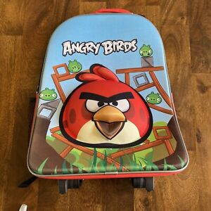 Angrey Birds by Animations Roller Backpack 16" x 12" With Large 3-D Angrey Bird