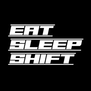 Adesivo decalcomania vinile EAT SLEEP SHIFT JDM per paraurti finestra bagagliaio - Foto 1 di 2