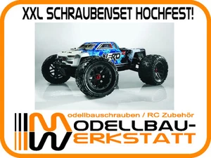 XXL Schrauben-Set ARRMA Nero / Nero Big Rock 6S BLX 1:8 Monster Truck screw kit - Foto 1 di 1