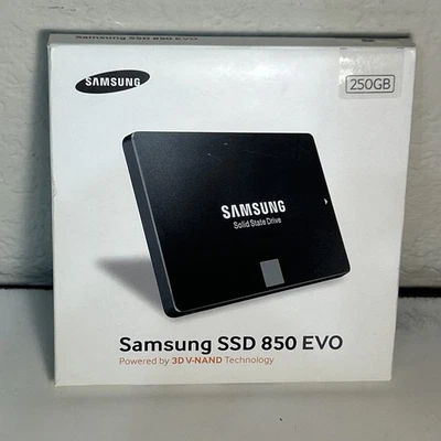 NEW SEALED - 250GB Samsung 850 Evo 2.5" SATA III internal SSD MZ-75E250B/AM (e1) - Image 1 of 2