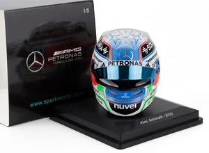 MODELLINO HELMET 1:5 SPARK F1 CASCO MERCEDES AMG KIMI ANTONELLI 2025 MODELLISMO - Bild 1 von 9