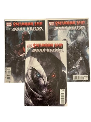 Shadowland Moon Knight #1-3 Marvel Comic Book Set Limited Series VF - Image 1 of 3