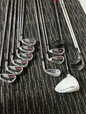 USED CALLAWAY RAZR X 4-P,A W/2 RENEGAR RX12 WEDGES, BURNER DRIVER, CLEVELAND 3 W - Image 1 of 4