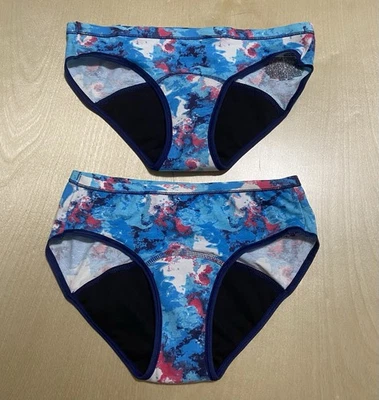 Hanes Niñas’ Talla 14 Período de Protección Moderado Ropa Interior Hipster Bragas Paquete de 2 Foto 1 de 4