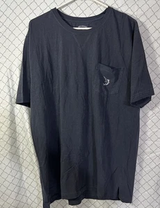 REEL LEGENDS Pocket T-Shirt Large Dark Gray NWT Fish Fishing Marlin Deep Sea - Picture 1 of 13
