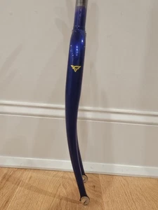 Casati Columbus Steel Fork – 1" Threadless, 187mm Steerer, Blue/Yellow Decal - Picture 1 of 13