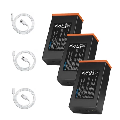 3Pack 6700mAh Battery for Moultrie Cellular Trail Cameras Edge 2/Edge 2 Pro/Edge