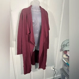 Steve Madden SLUB KNIT JACKET IN WINE Size Medium NWT - Picture 1 of 9