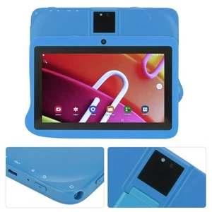 7 Inch Tablet Blue 4Gb Ram 128Gb Rom Hd Ips Screen Octa Core Cpu 6000Mah D TDM - Picture 1 of 24