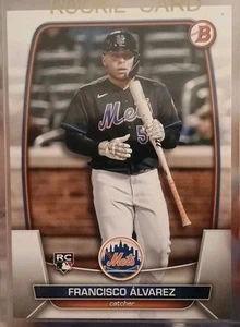 2023 Bowman #49 Francisco Alvarez RC New York Mets🔥🔥🔥 - Bild 1 von 2
