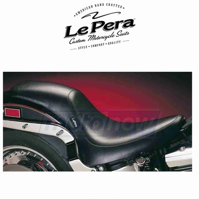 Le Pera Silhouette Seat - Vinyl for 2006 Harley Davidson FLSTI Heritage fa Foto 1 de 4
