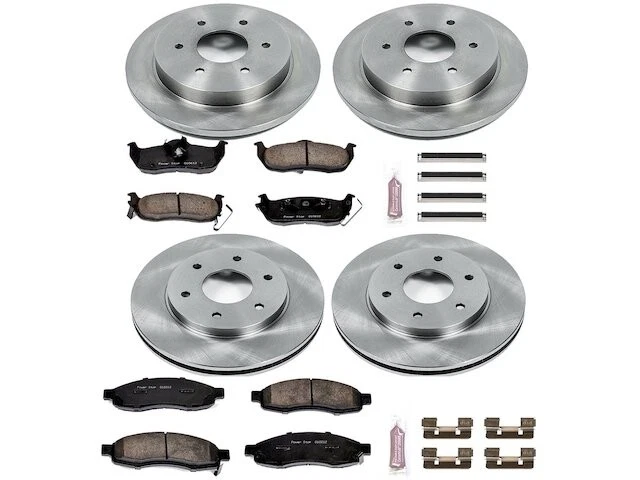 Front and Rear Brake Pad and Rotor Kit For 2004-2005 Infiniti QX56 HK771SX - Изображение 1 из 1