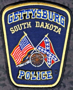 Obsolete Design Gettysburg South Dakota Police Patch - Guarantee 100% Authentic - Picture 1 of 2