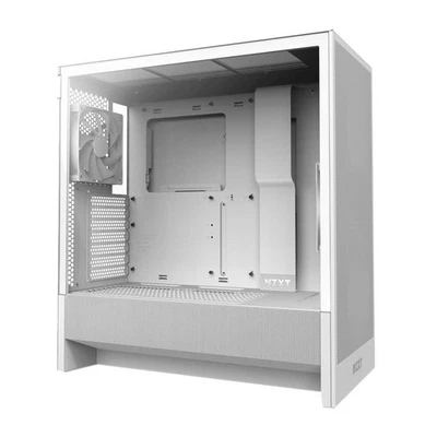 NZXT - H5 Flow 2024 Compact ATX Mid-Tower Airflow PC Case - White - Image 1 of 4