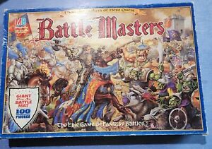Vintage MB Battle Masters Board Game Fantasy - 1992 Milton Bradley Read Descript