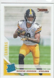 2019 Diontae Johnson Donruss ROOKIE CANVAS #327 - Steelers RC - Picture 1 of 1