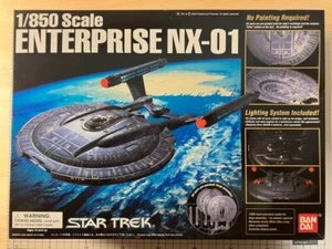 U.S.S. ENTERPRISE 1/850 NX-01 Star Trek Plastic Model Kit BANDAI NEW Japan - Picture 1 of 10