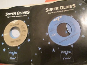 NR MINT 16 CAPITOL STARLINE REISSUE 45 LOT DEAN MARTIN AL MARTINO LETTERMEN ETC, - Picture 1 of 8
